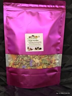 Fantastic Flowers & Veggie Blend for Chinchillas, Guinea Pigs & Rabbits & More